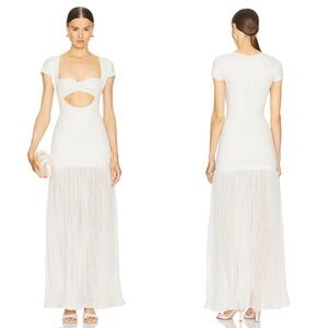 Delfi Collective Nova maxi Dress in Ivory Size Medium NEW! New with tags!